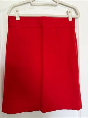 Banana Republic Bright Red A-Line Skirt